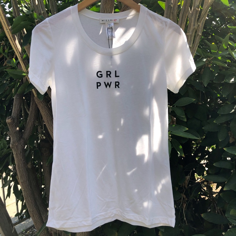 NEW Milly + Girls inc GRL PWR Collab Tee M/L
